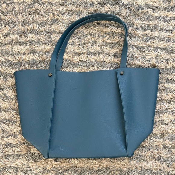 Neiman Marcus Handbags - Neiman Marcus Large Tote Bag - Teal, Pink, Gray